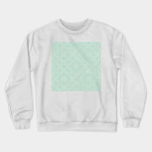 Geo Squares Mint Green Crewneck Sweatshirt